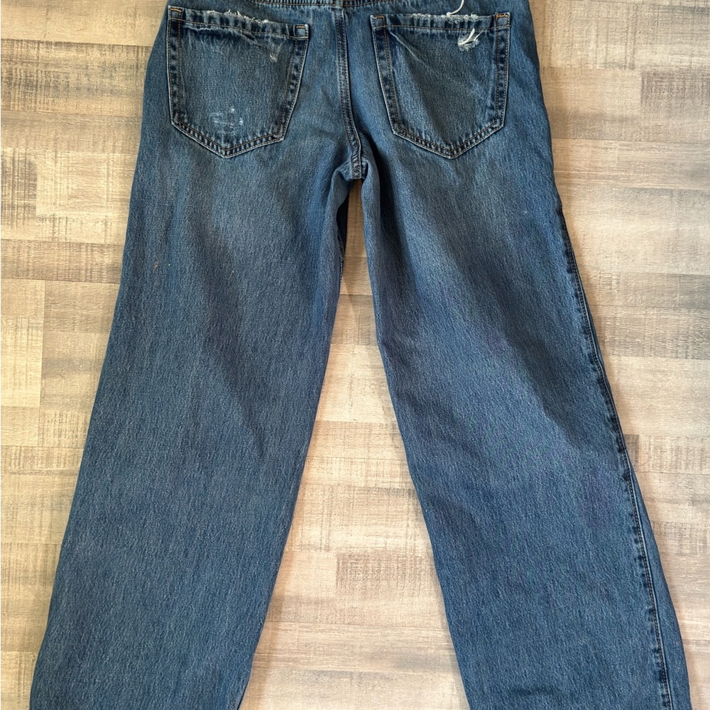 Hollister Low-Rise Baggy Blue Jeans - Picture 3 of 3